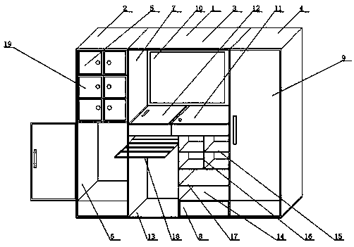 Multifunctional wardrobe