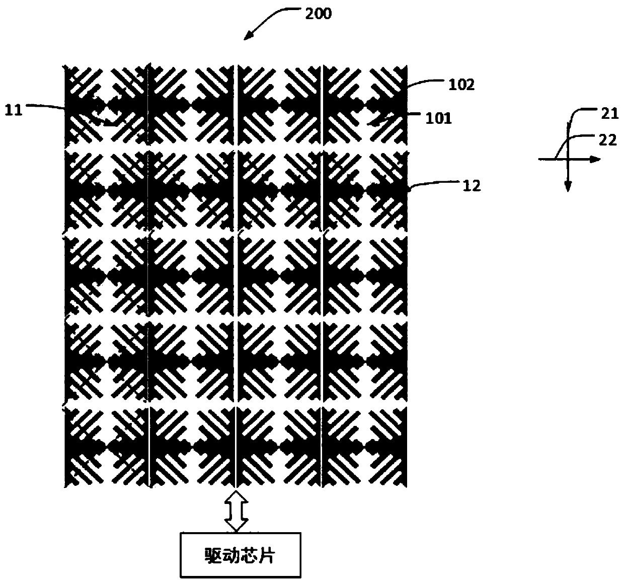 Touch electrode layer and touch display device