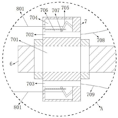 Coal mine tunnel support normalization auxiliary monitoring device and system based on anchor rod linkage