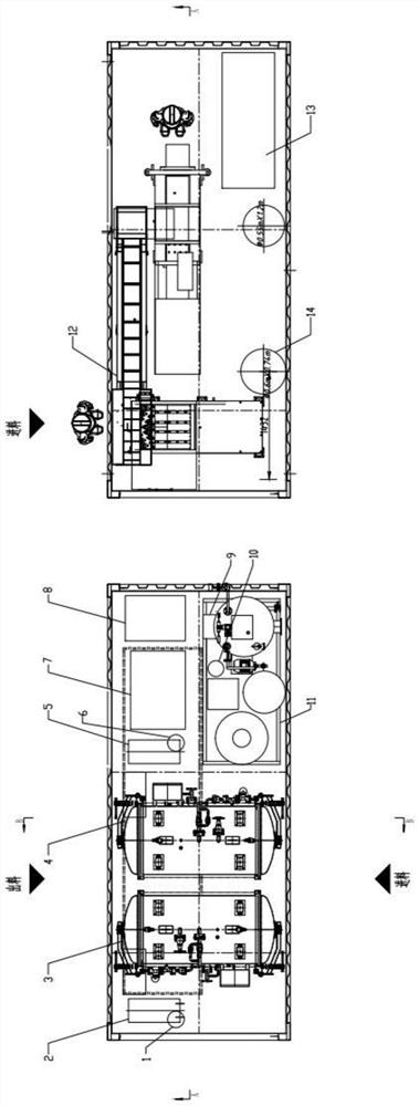 Mobile vehicle-mounted medical waste emergency treatment system