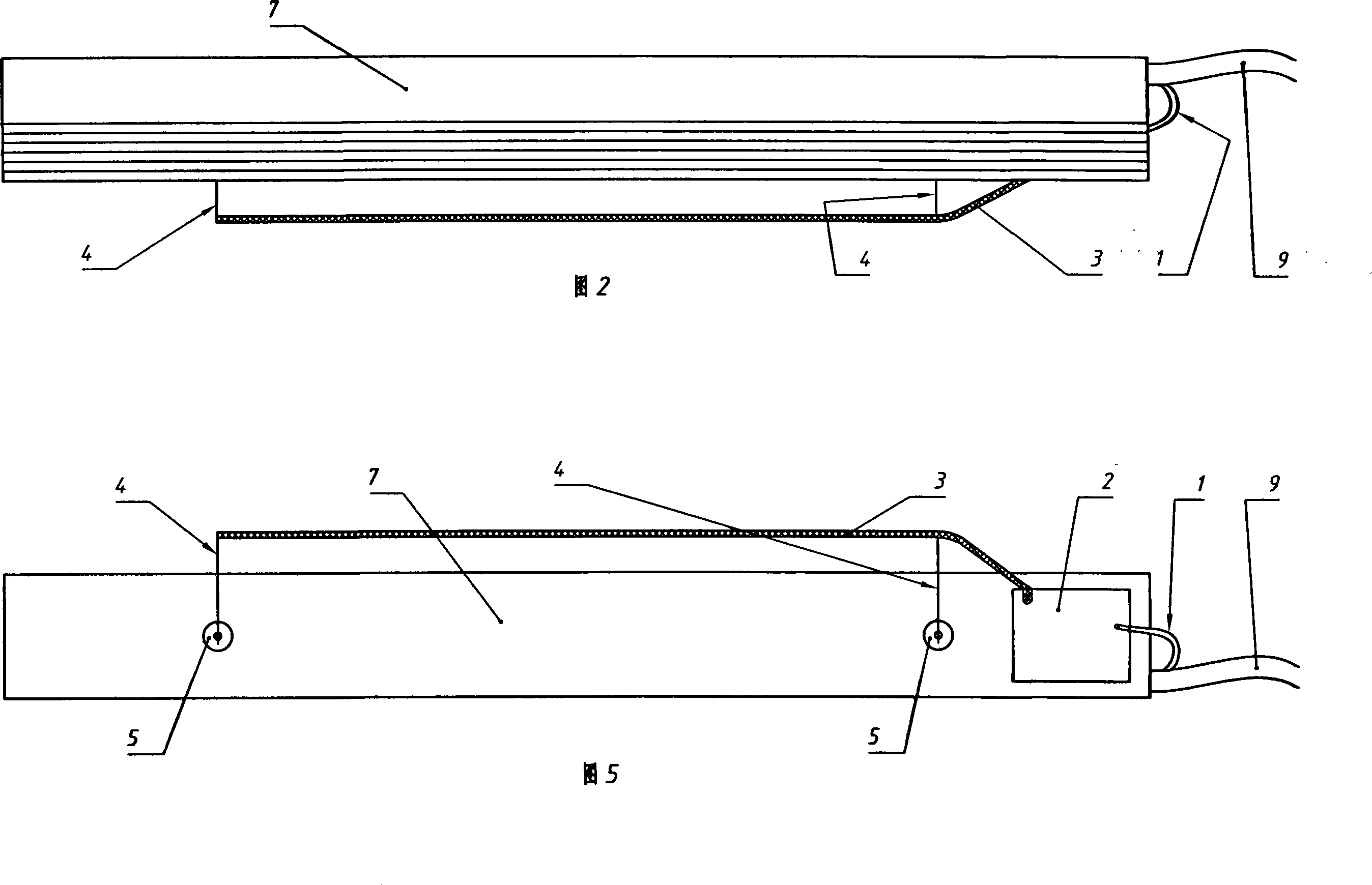 Split type domestic air-conditioning humidifying device