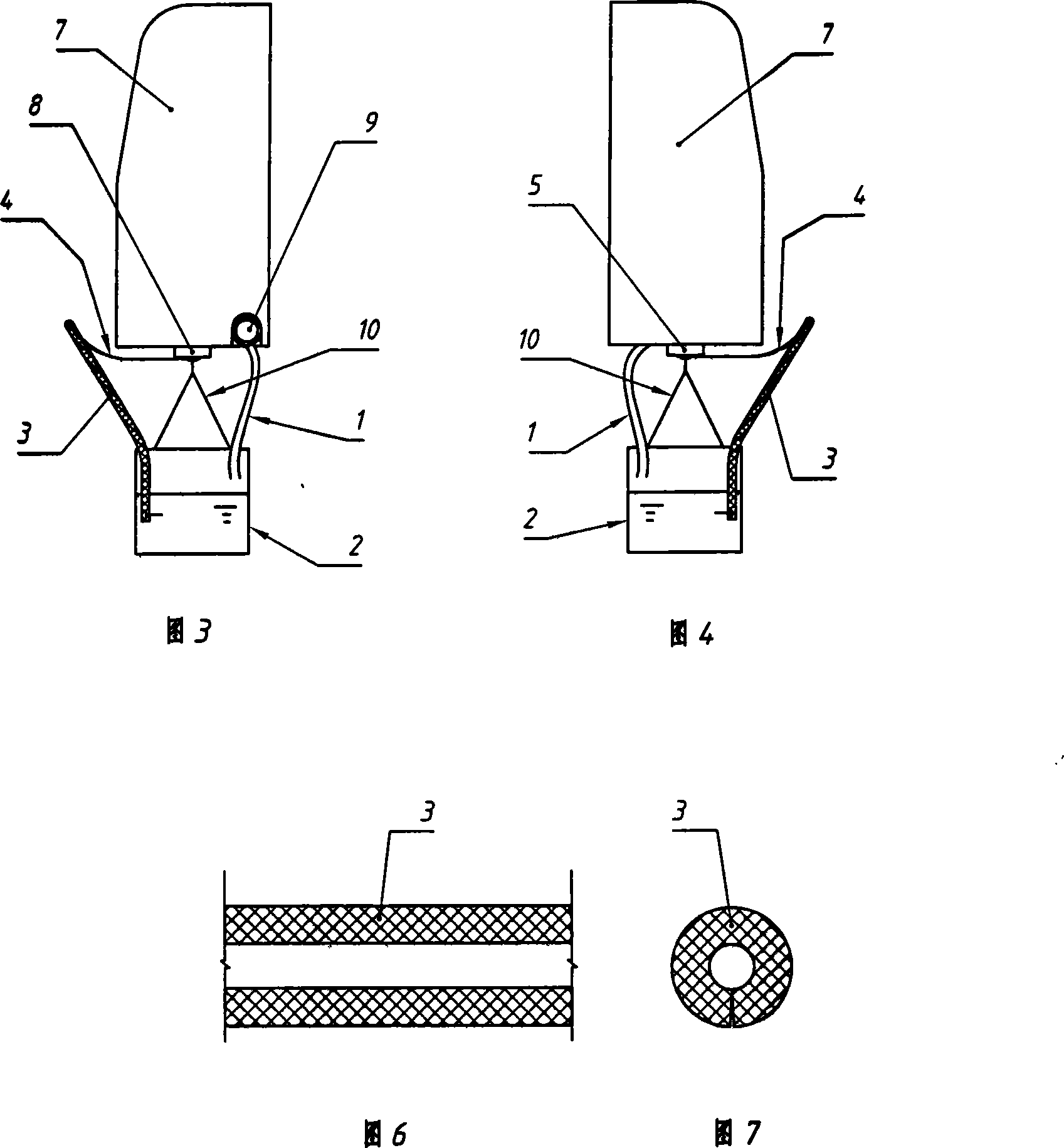 Split type domestic air-conditioning humidifying device