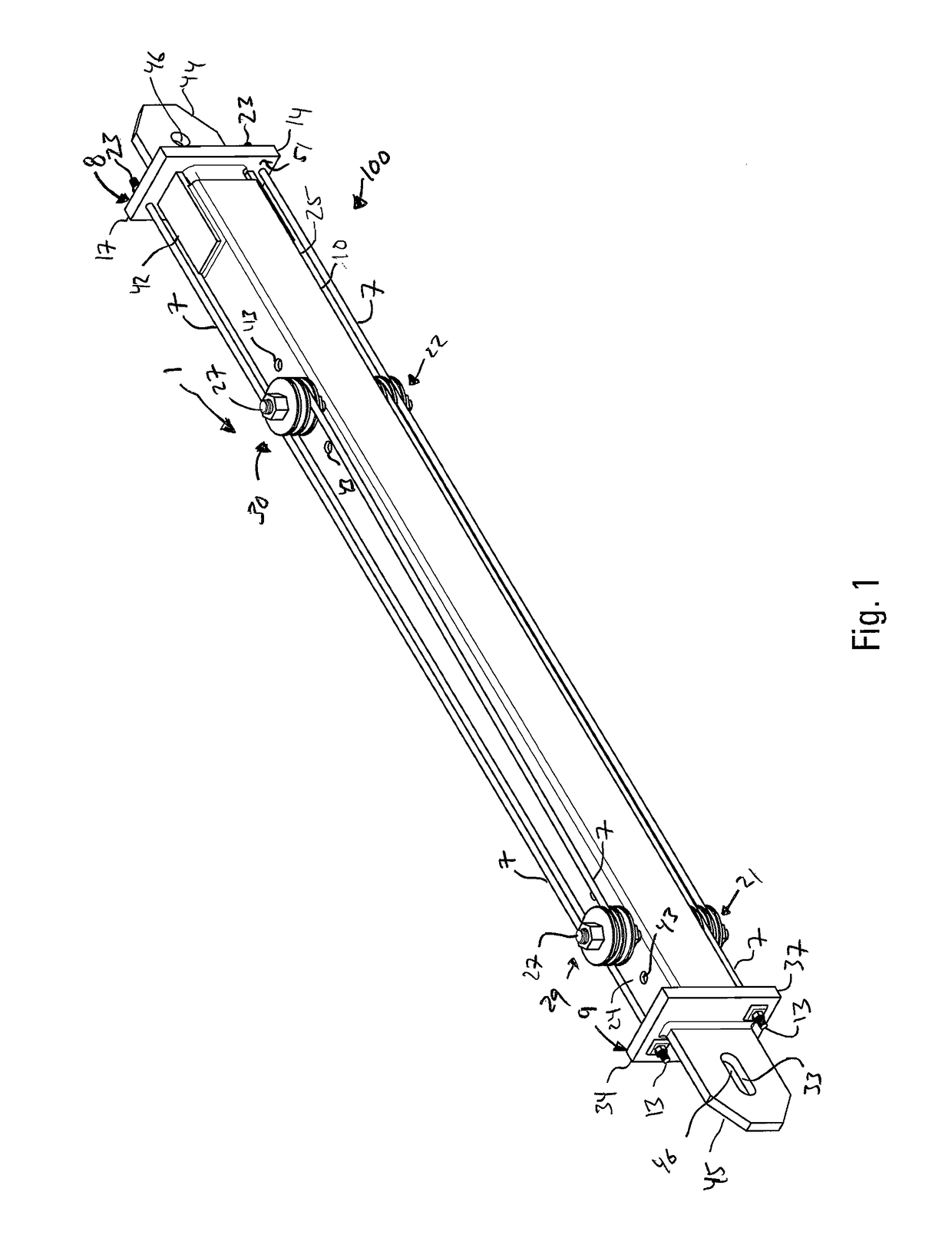 Self-centering braced frame for seismic resistance in buildings