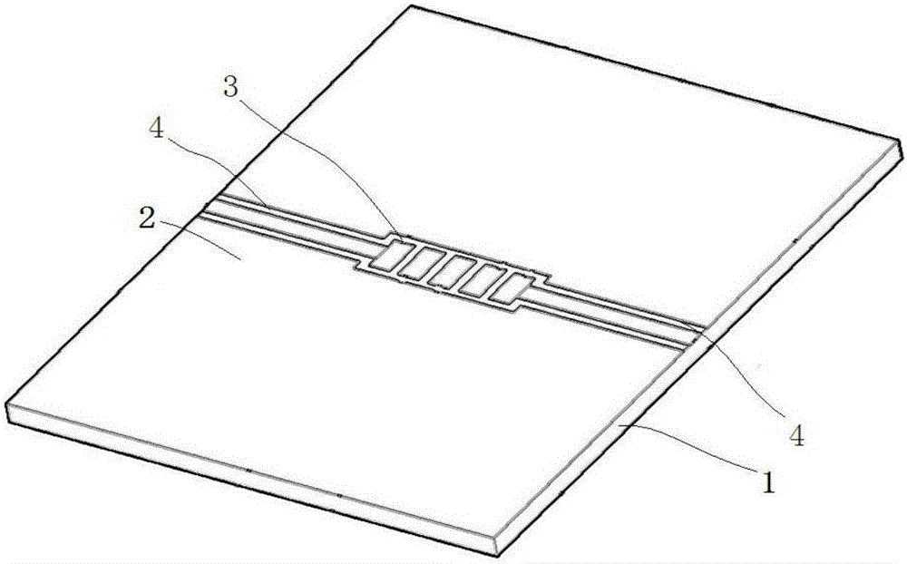 W-band high-temperature superconducting plane filter and bandwidth and external Q value adjustment method therefor