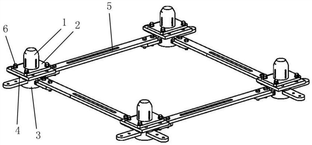 Embedded positioning tool for embedded part of fabricated building