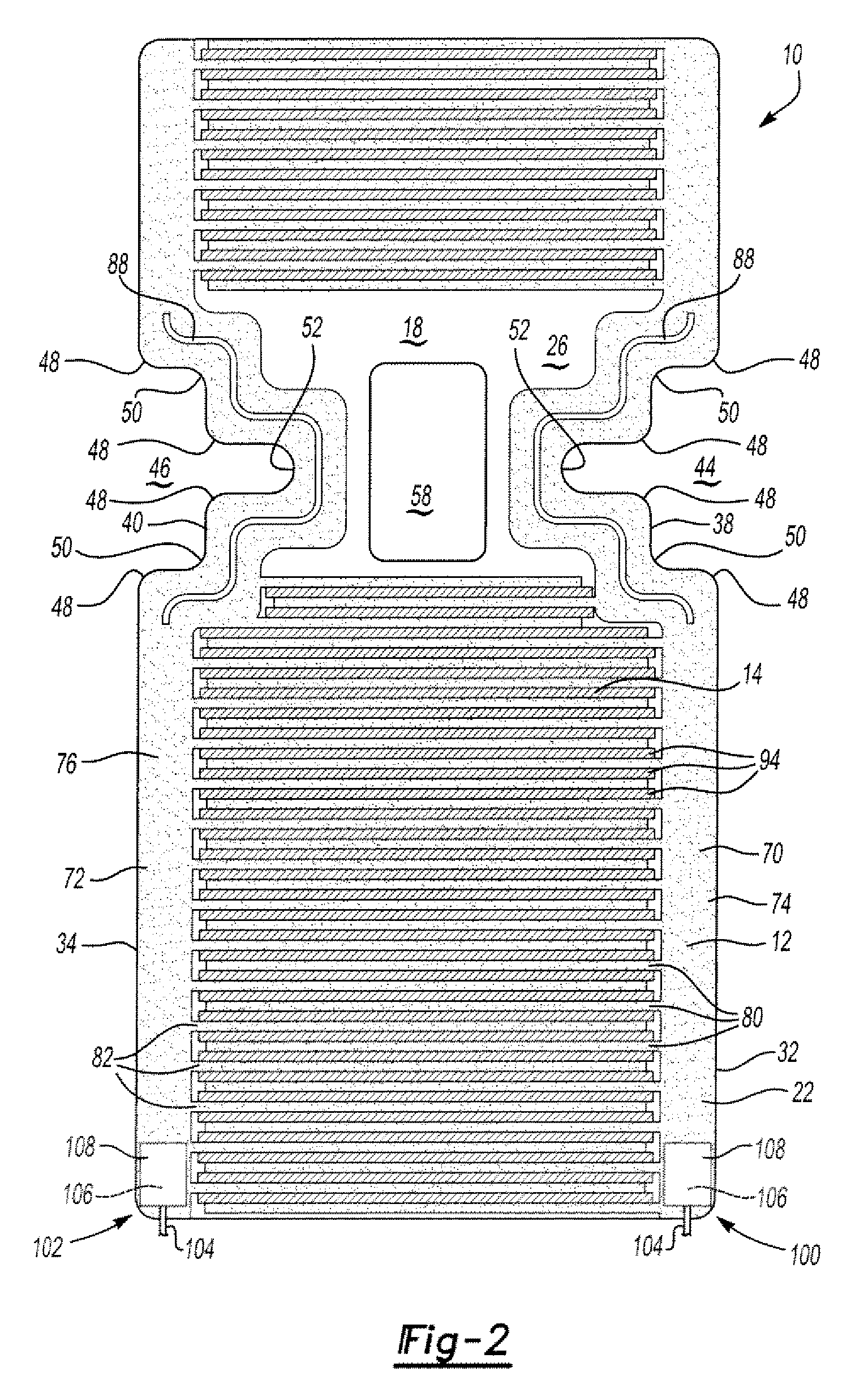 Heater for an automotive vehicle and method of forming same