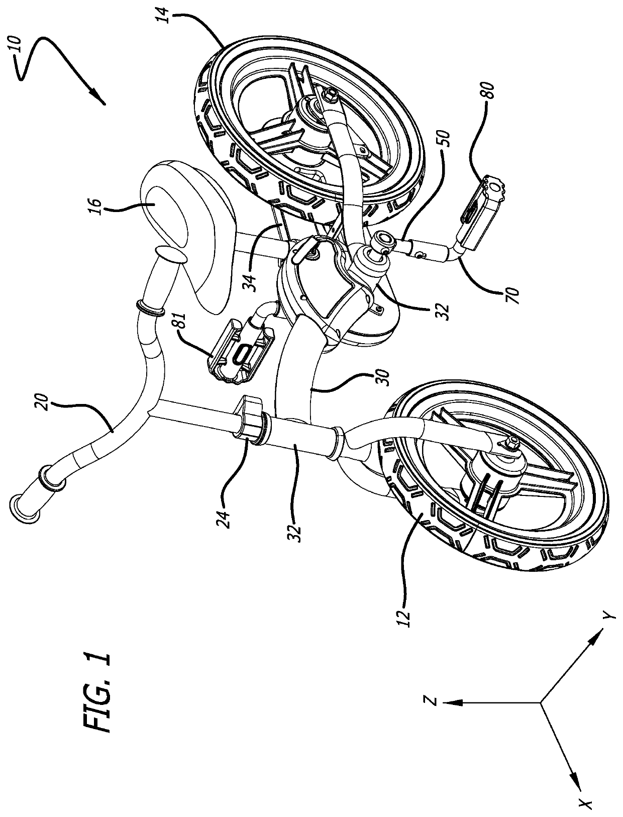 Child's Riding Bike that Converts Between a Balance Bike and a Pedal-Powered Bicycle