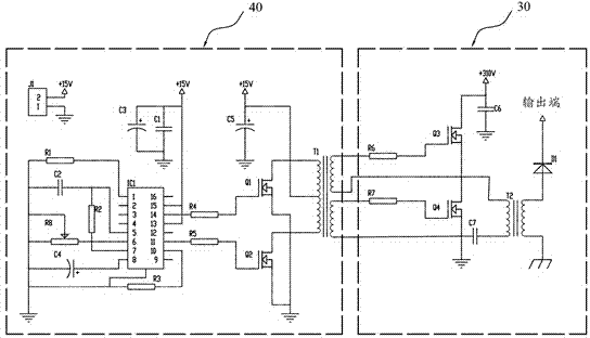 Plasma torch device and plasma oven employing same