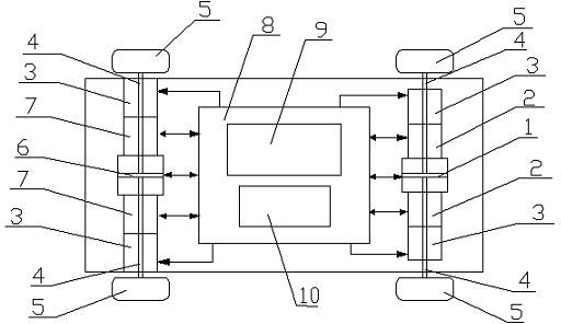 Magnetic suspension electric automobile