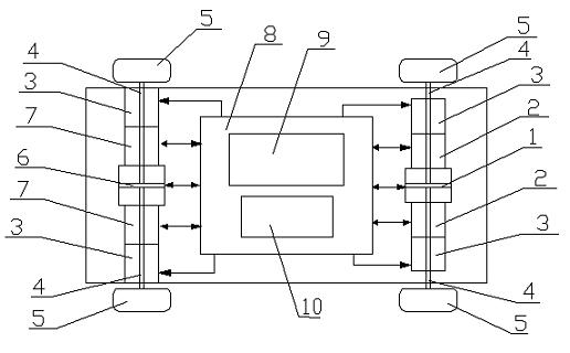 Magnetic suspension electric automobile