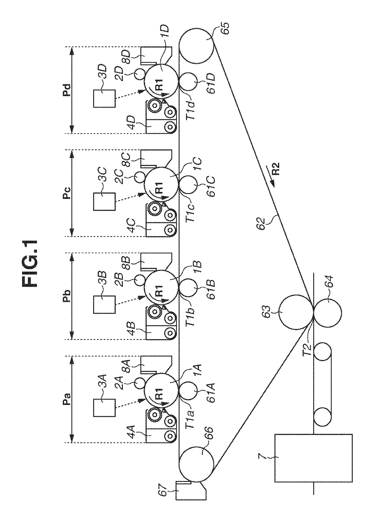 Developing device that reduces the bending of a developer regulating member when the developer regulating member receives developer pressure or magnetic force