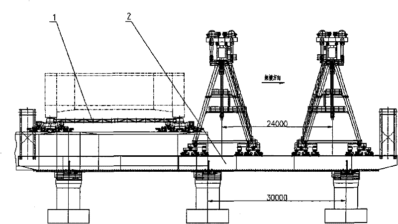 1200 tonner water conservancy aqueduct transportation and erection equipment