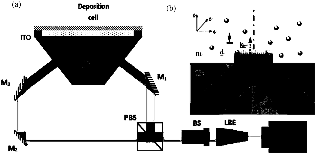 A method for preparing a liquid crystal cell with an array of metal nanoparticles