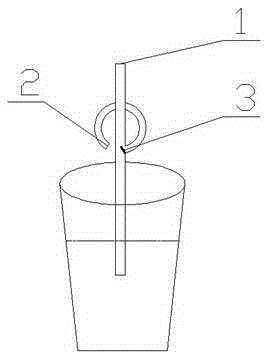 Sucker with hot beverage drinking function