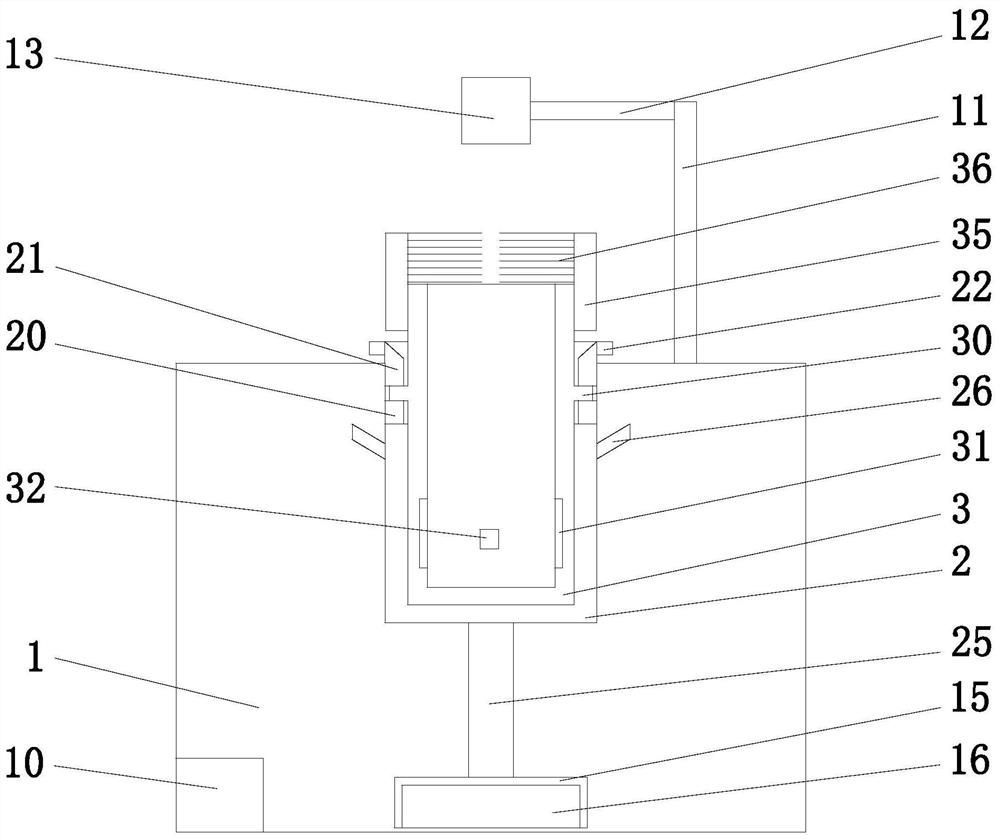 Water bath pot for intermediate-temperature enzyme detection