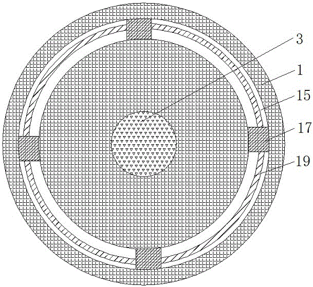 Uniform-stirring adhesive stirring device