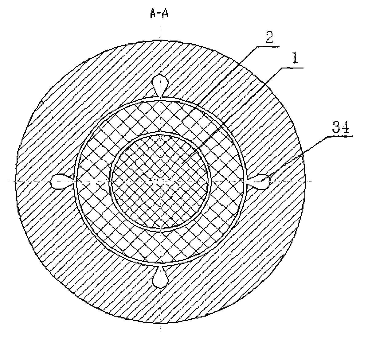 Multi-element combined-type low-pressure pouring method and combined-type sand core