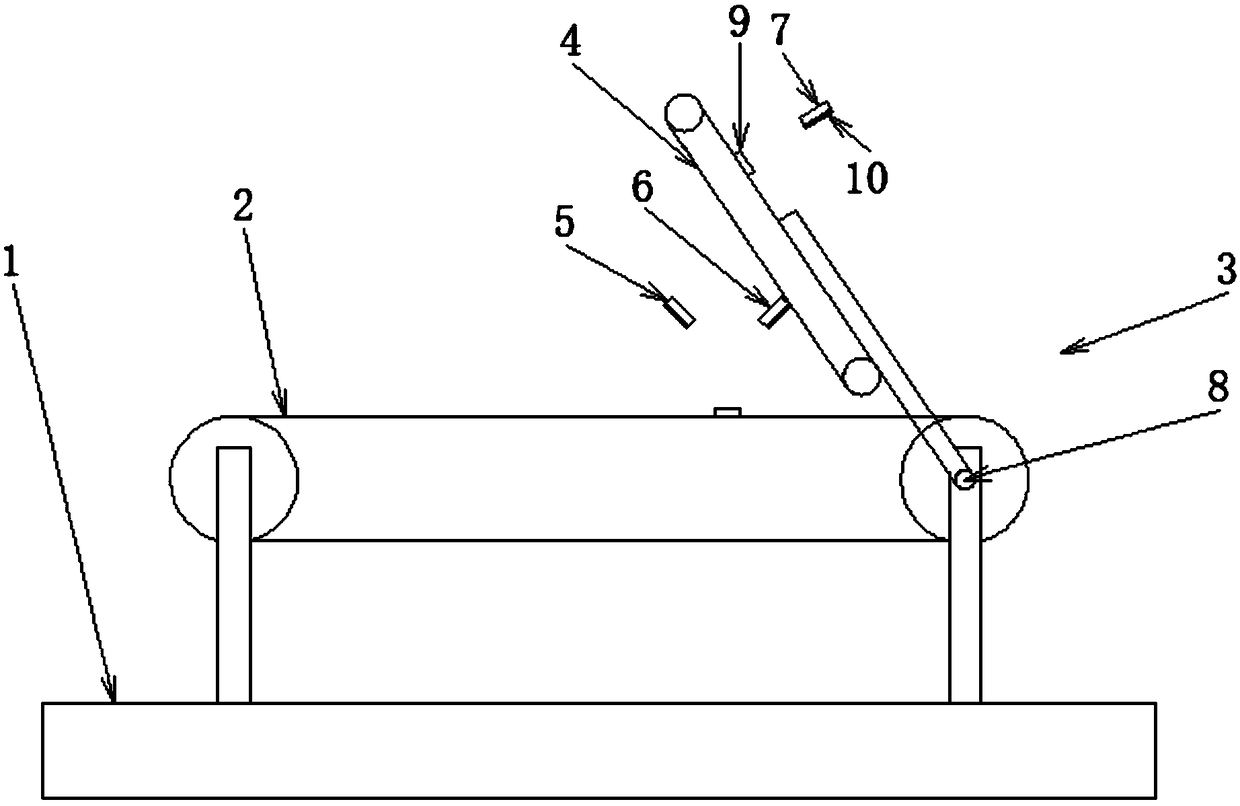 Workpiece visual detection device