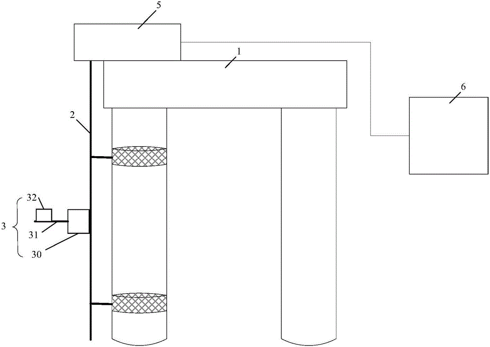 Underwater environment monitoring system for nuclear power station water intake