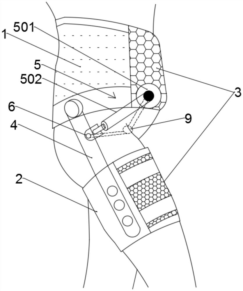 Orthosis for hip joint osteoarthritis and orthosis method