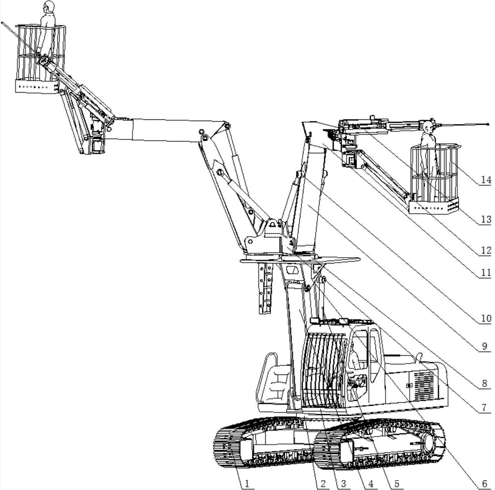 Railway tunnel anchor jumb drill