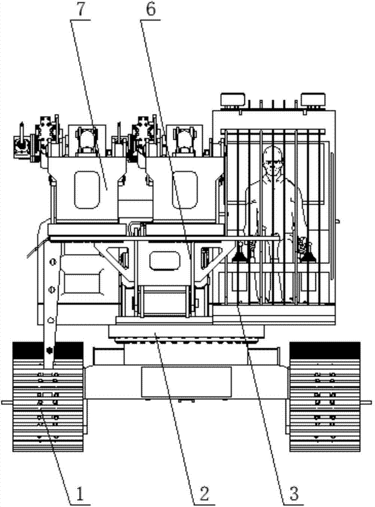 Railway tunnel anchor jumb drill