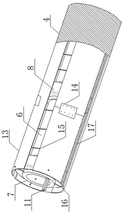 Support structure and construction method of recyclable prefabricated collection and drainage extruded and expanded tire piles