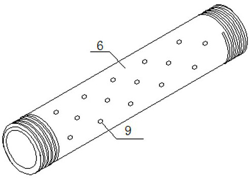 Support structure and construction method of recyclable prefabricated collection and drainage extruded and expanded tire piles