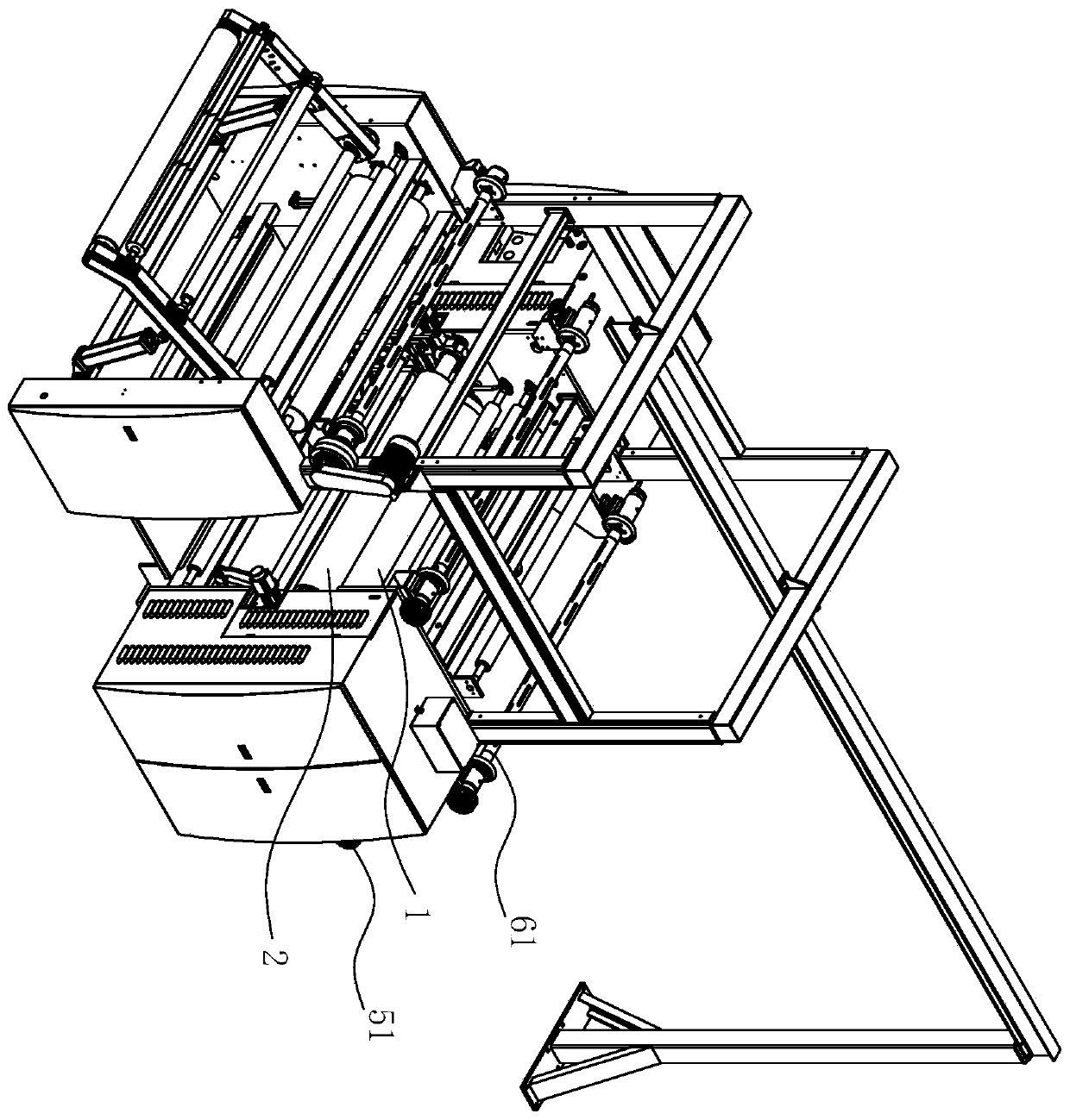 Cloth lamination device and method