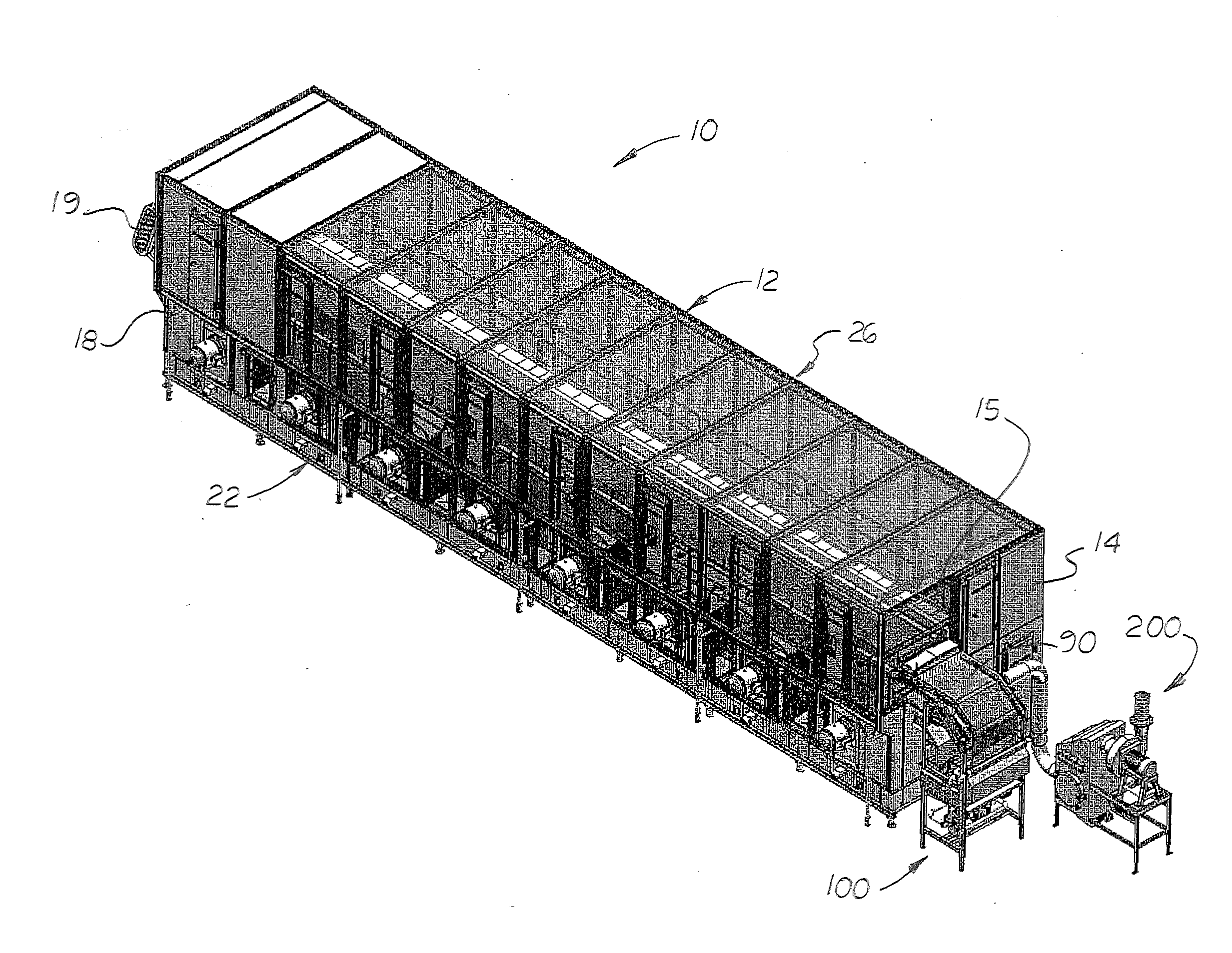 Fluidized Bed Conveyor Belt Freezer System