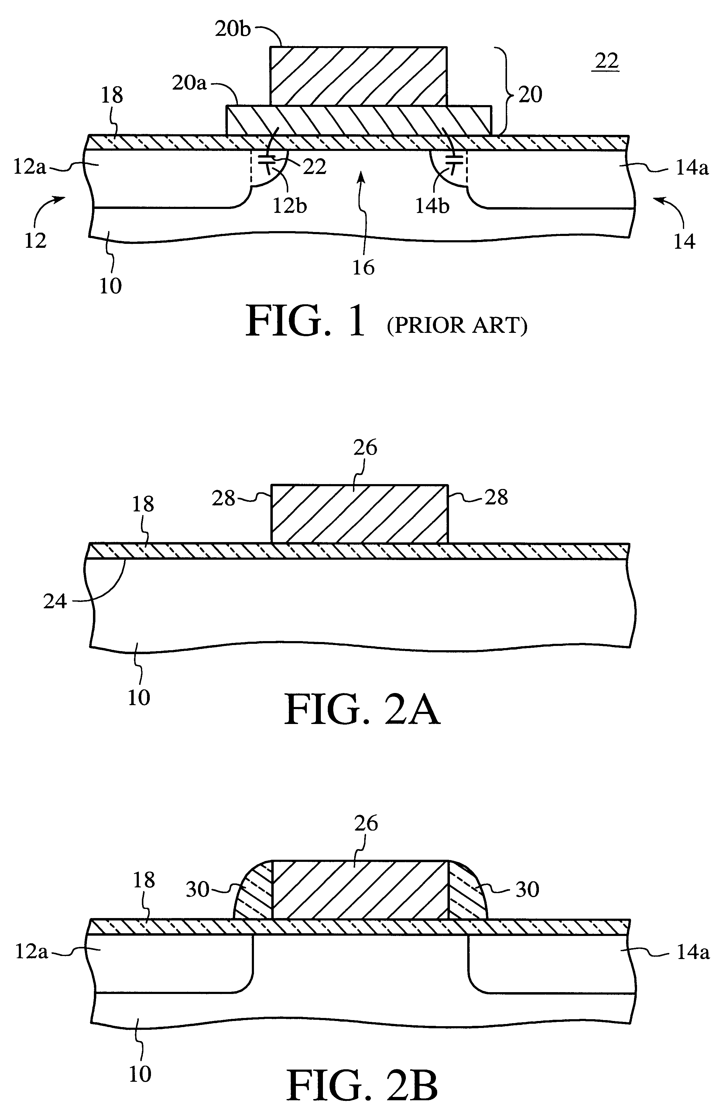 Depleted sidewall-poly LDD transistor