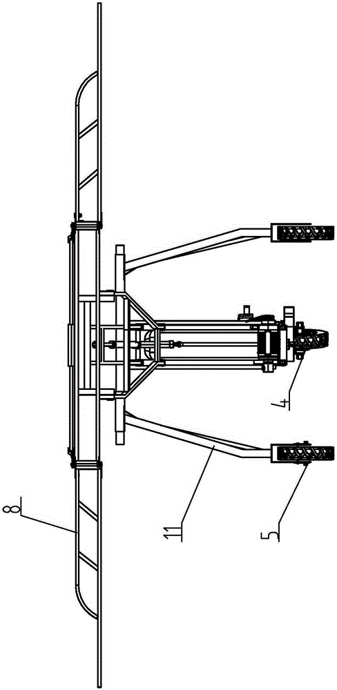 Multipurpose sprinkling irrigation towing vehicle