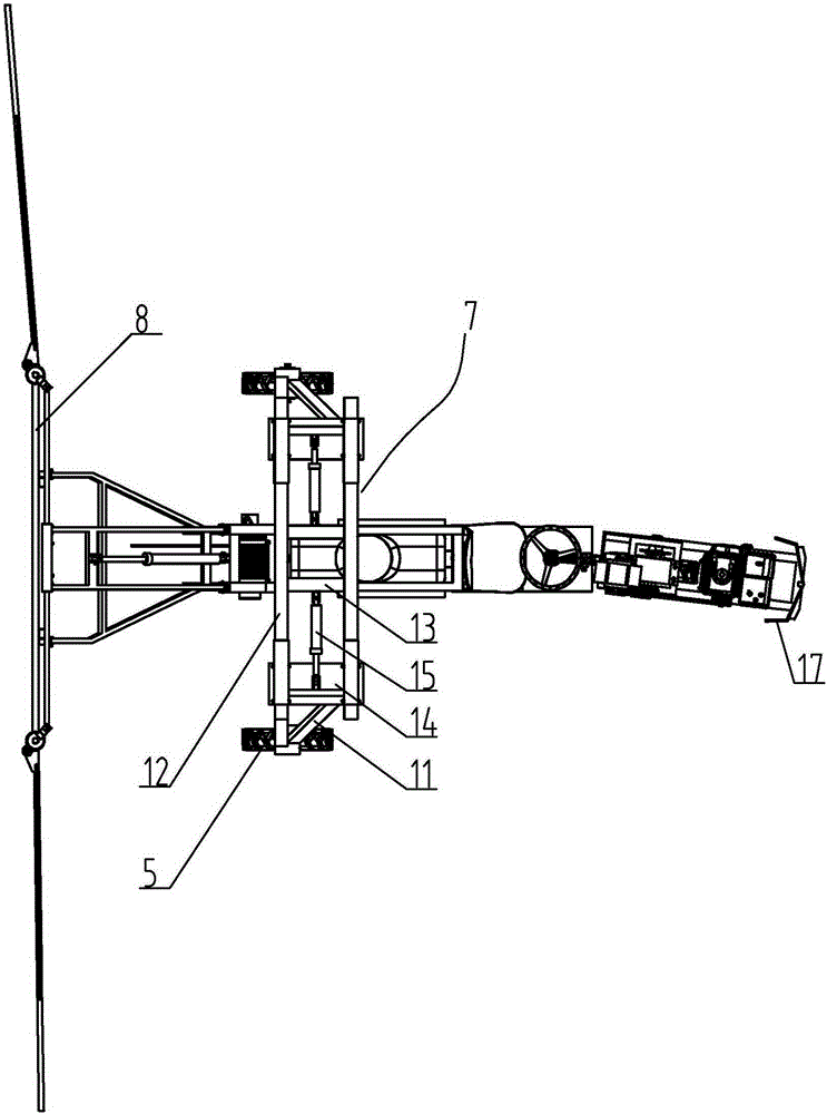 Multipurpose sprinkling irrigation towing vehicle