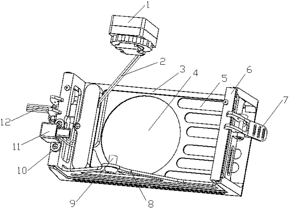 Camera fixing support used for unmanned aerial vehicle