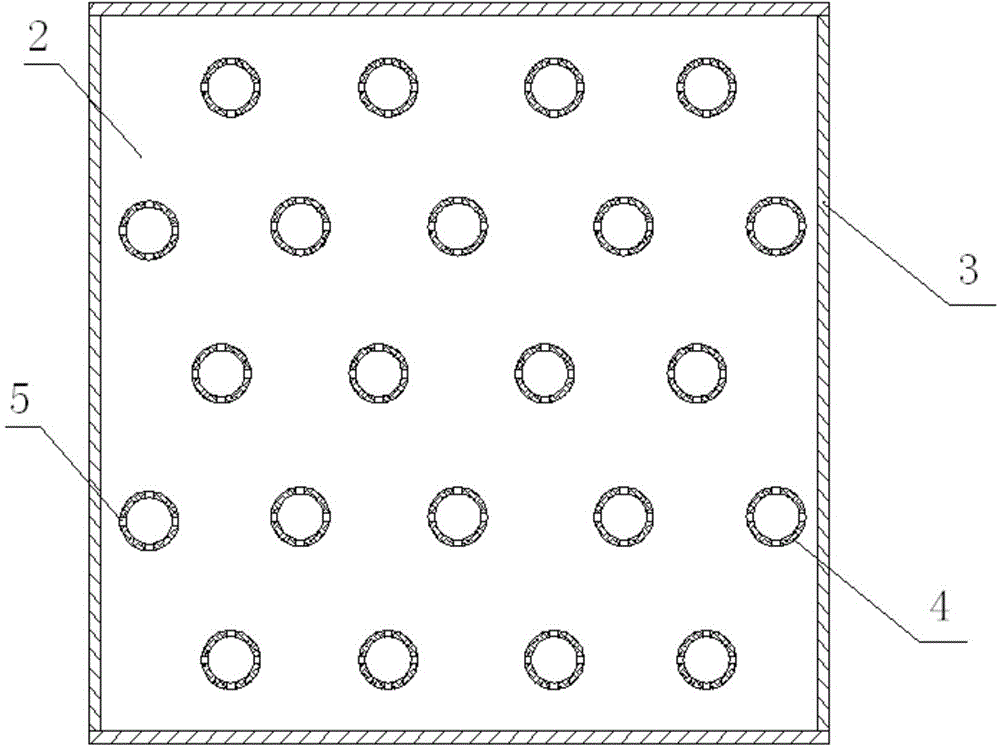 Vibration damping and noise reducing flexible sandwich plate for ship structure