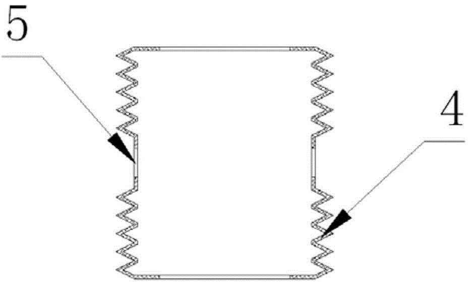 Vibration damping and noise reducing flexible sandwich plate for ship structure