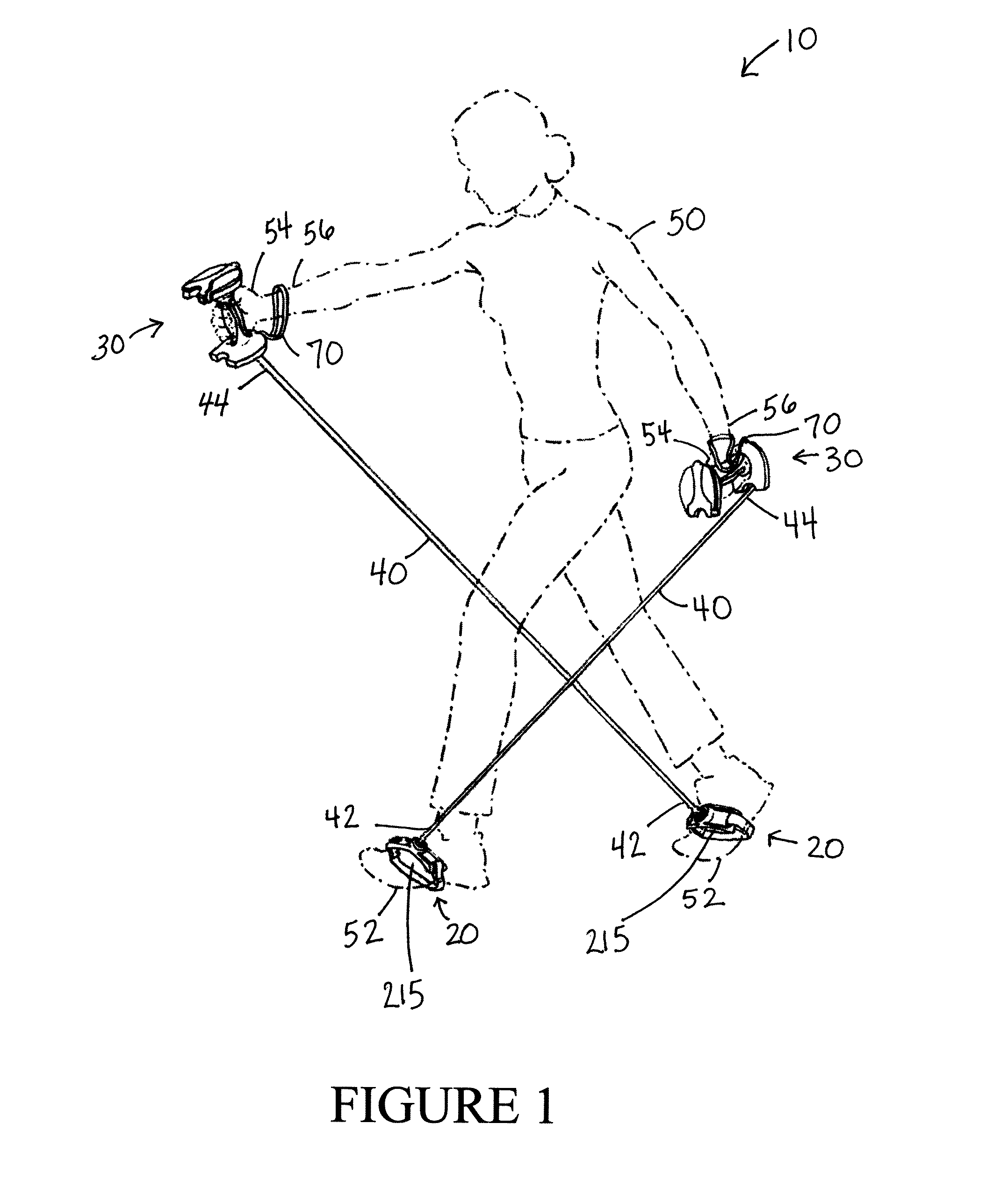 Elastic member exercise device