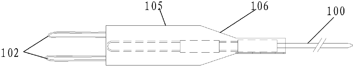 Branched sheath and blood vessel stent conveying and release device applying same