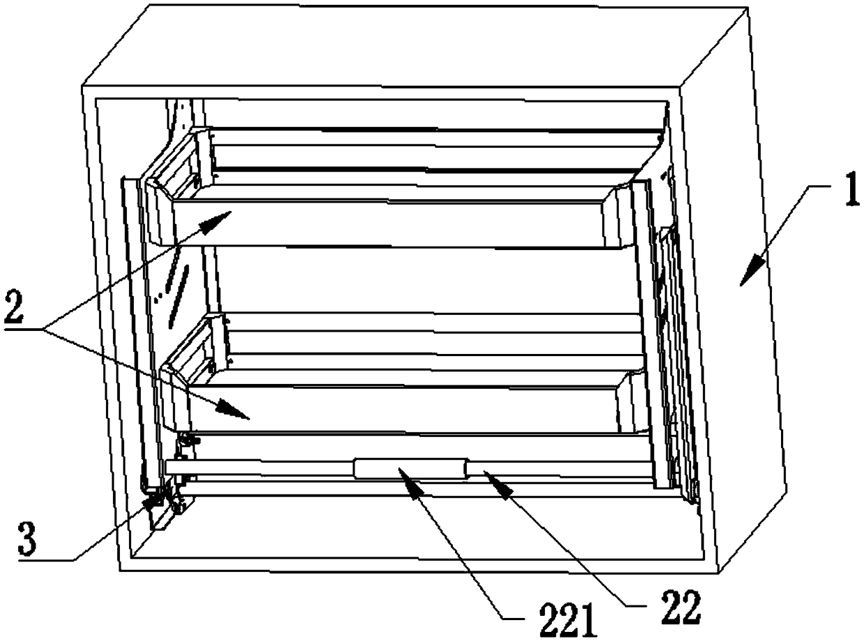 Multi-gear force adjusting lifting cabinet