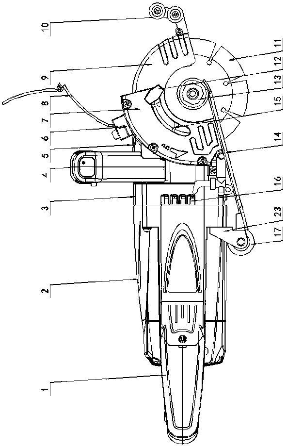 Handheld type slotting machine