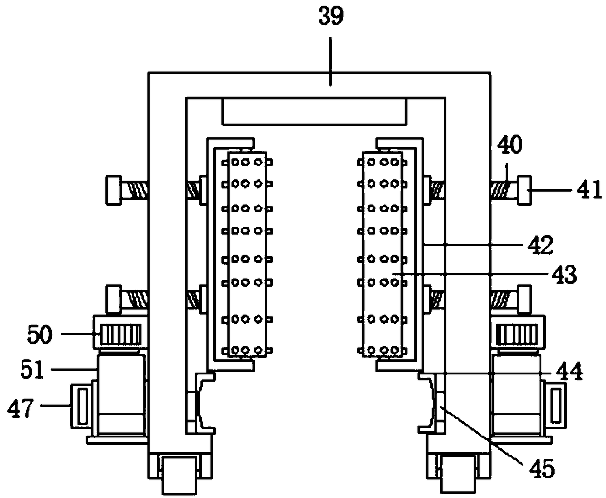 Device for quickly pruning urban environmental sanitation green belt