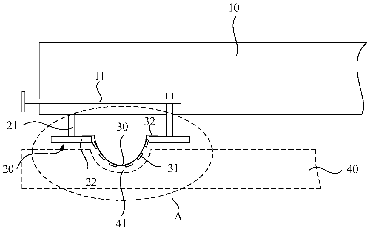 A cooling device for decorative panels