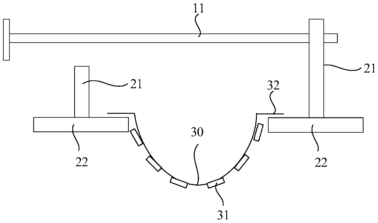 A cooling device for decorative panels