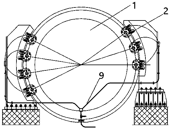 Safe braking method of full-balance steel wire rope winch lifting type vertical ship lifting machine