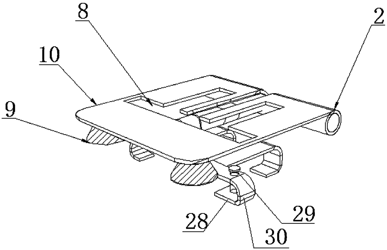 Angle adjusting device for English learning computer