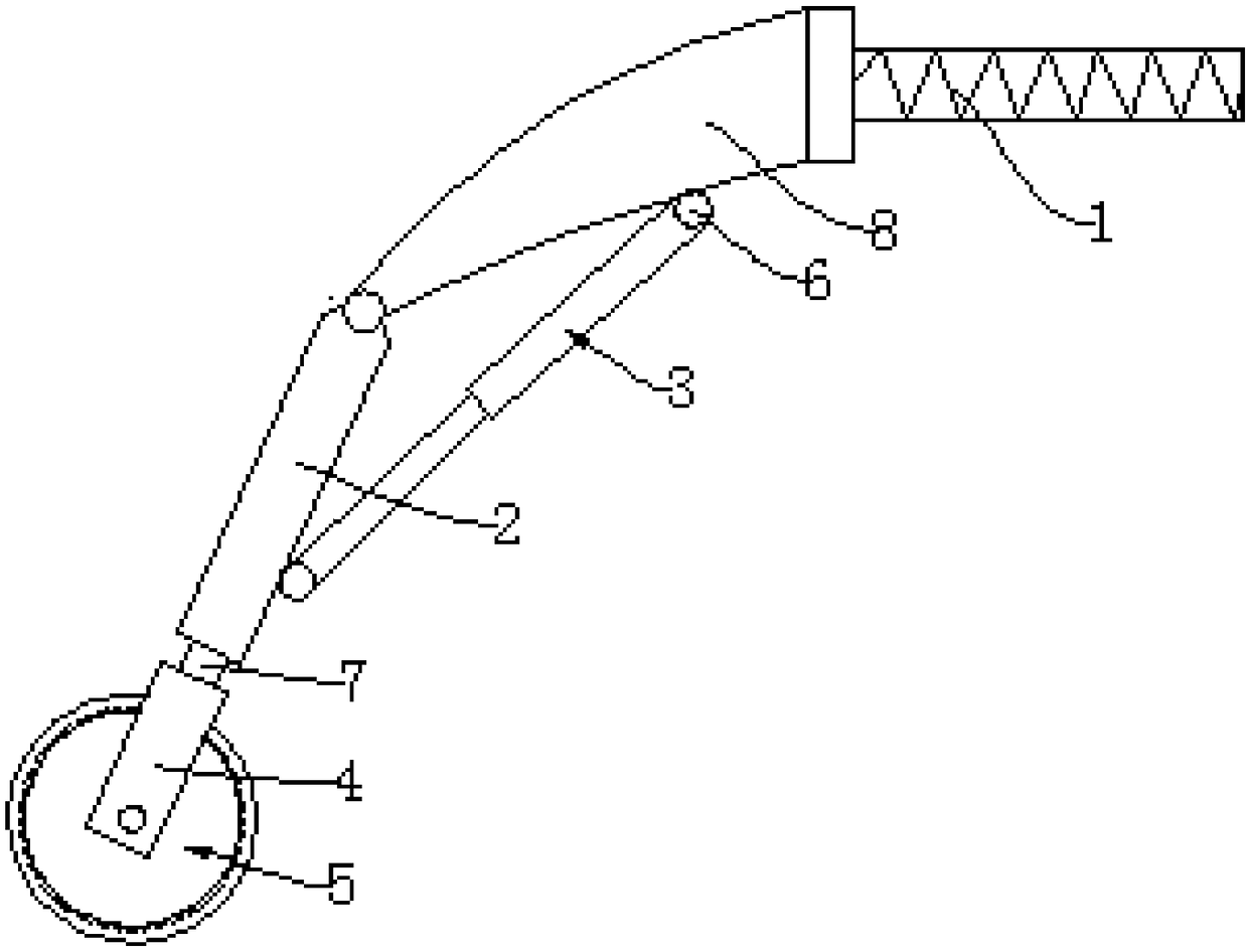 Small-size garment shearing cutter head for garment cloth local shearing