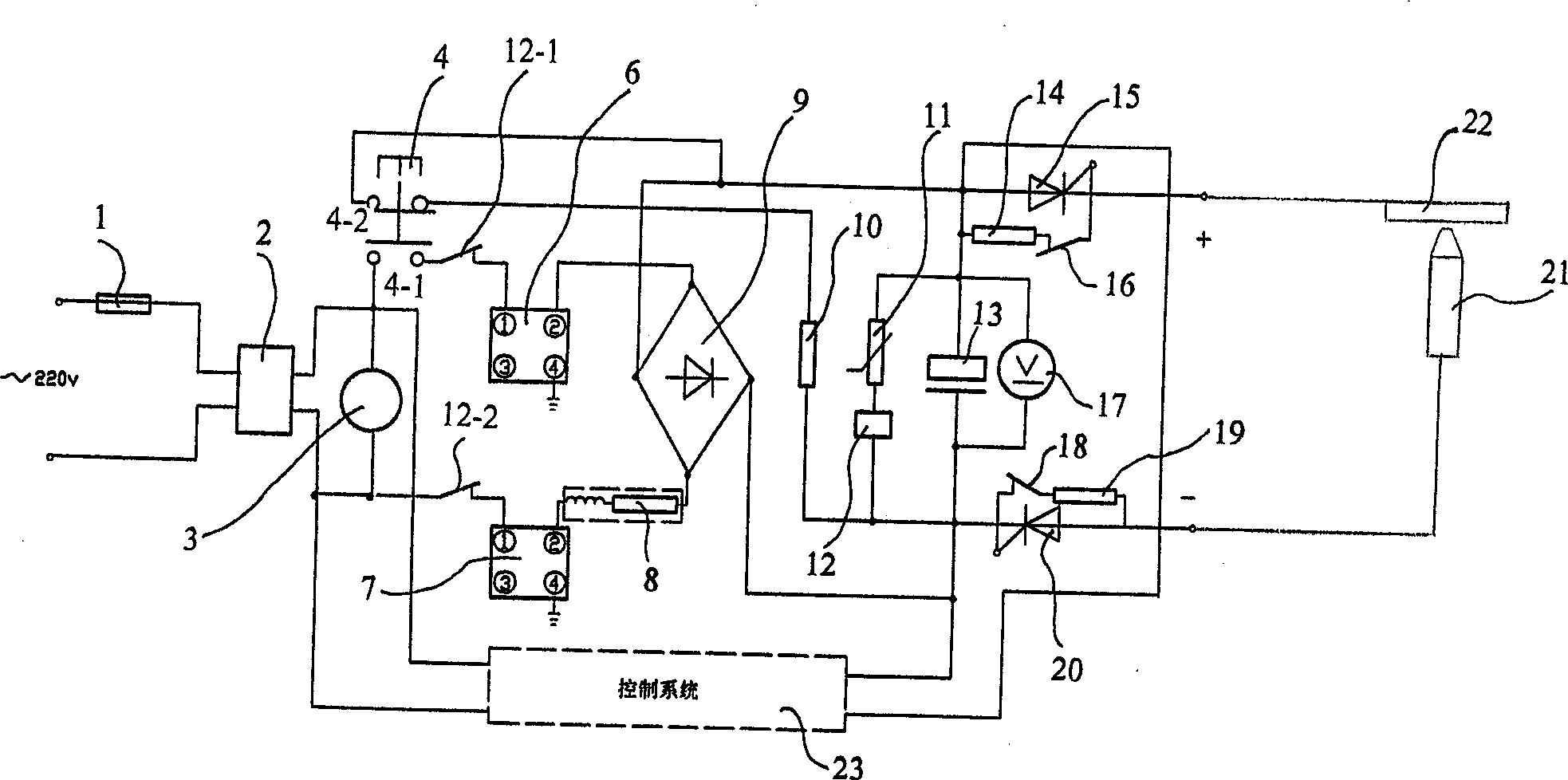 Energy-storing multifunctional welding machine