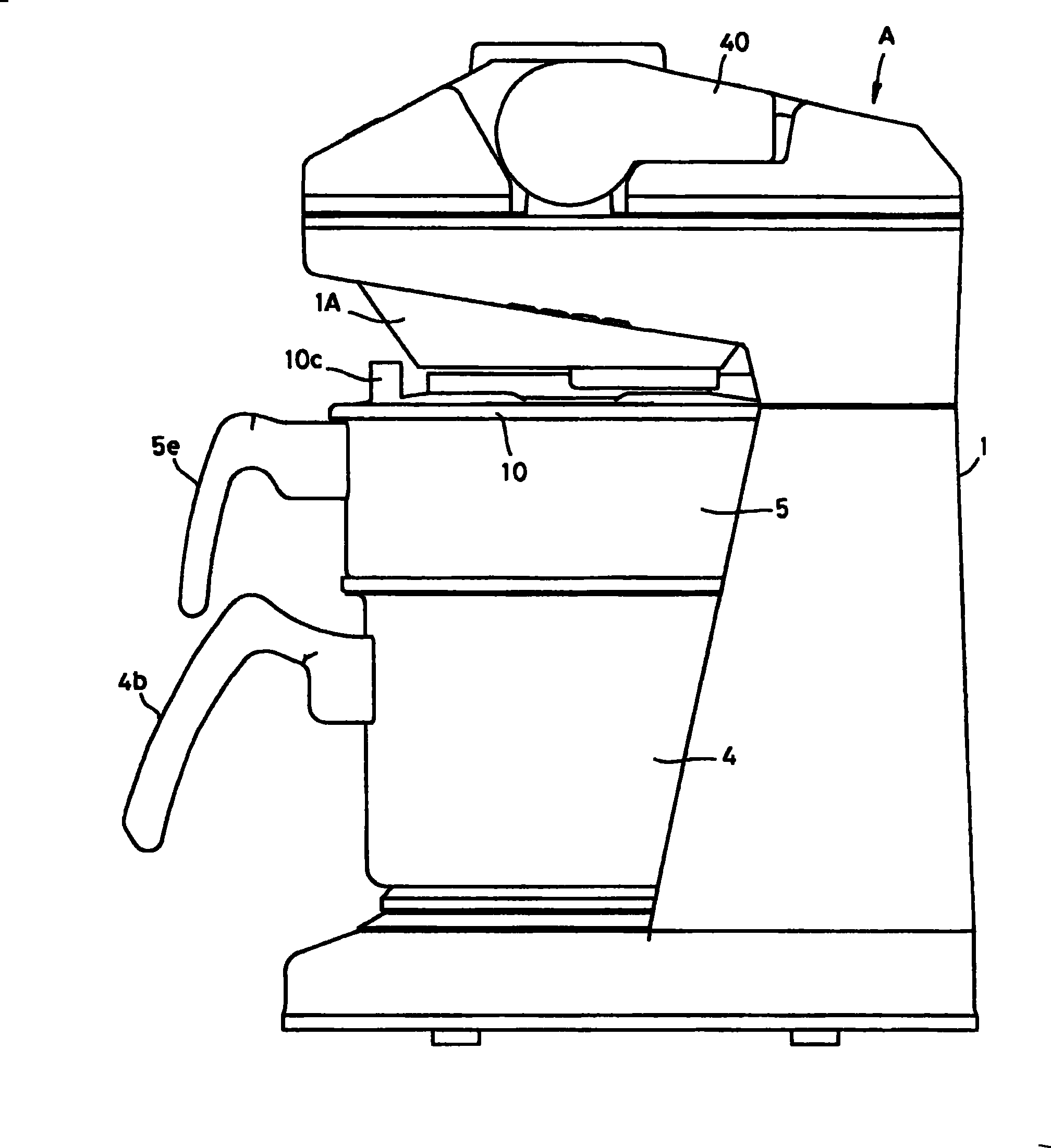 Liquid food cooking method and cooking device