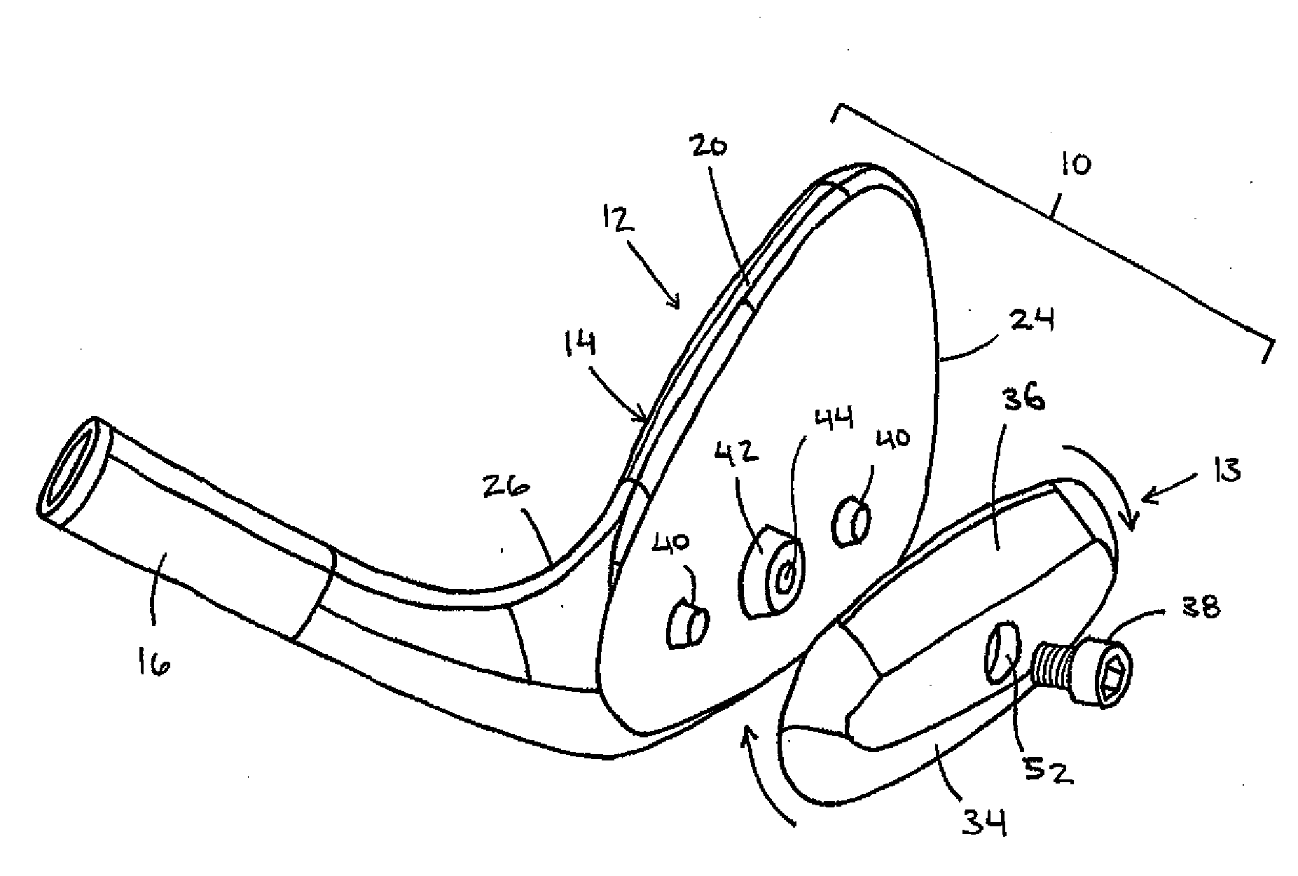 Golf club with reversible sole