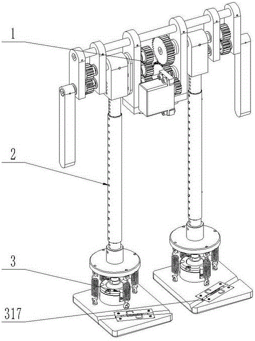 Semi-passive biped walking machine provided with bionic metatarsophalangeal joints